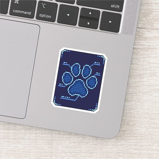 verlamd sticker (Detail)