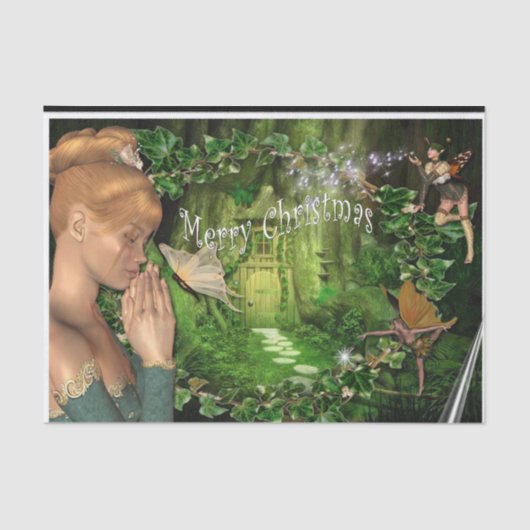 Verlangen uit het fee-koninkrijk tissuepapier (Voorkant)