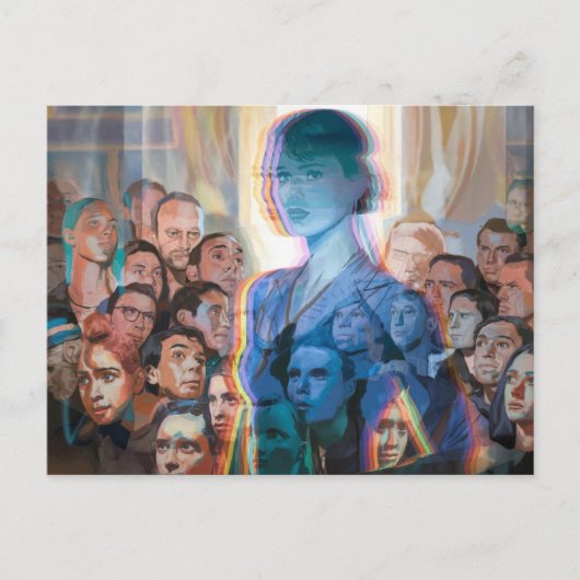 Verlangend schilderij Briefkaart (Voorkant)