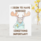 Verlate geboortedag met een muis kaart (Gele Bloem)