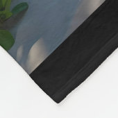 Verlaten Amerikaans strand Fleece Deken (Hoek)