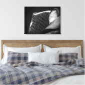 Verlaten auto canvas afdruk (Insitu (Slaapkamer))