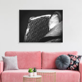 Verlaten auto canvas afdruk (Insitu (Woonkamer))