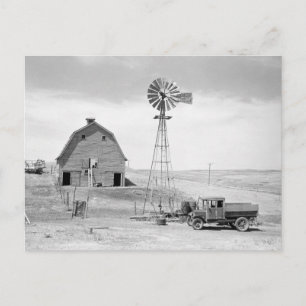 Verlaten Boerderij, 1936 Briefkaart