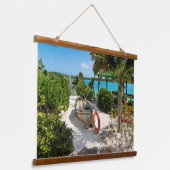 verlaten boot hangend wandkleed (Gebogen)