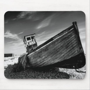 Verlaten boot op Dungeness Beach Muismat