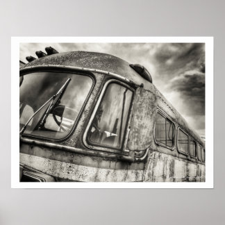 Verlaten busPoster Poster