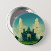 Verlaten Chateau Fantasy Sci-Fi Ronde Button 7,6 Cm (Voorkant /achterkant)