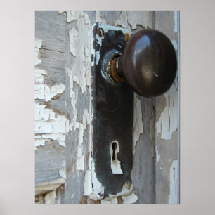 Verlaten deur 2 poster