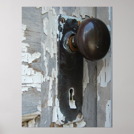 Verlaten deur 2 poster (Voorkant)