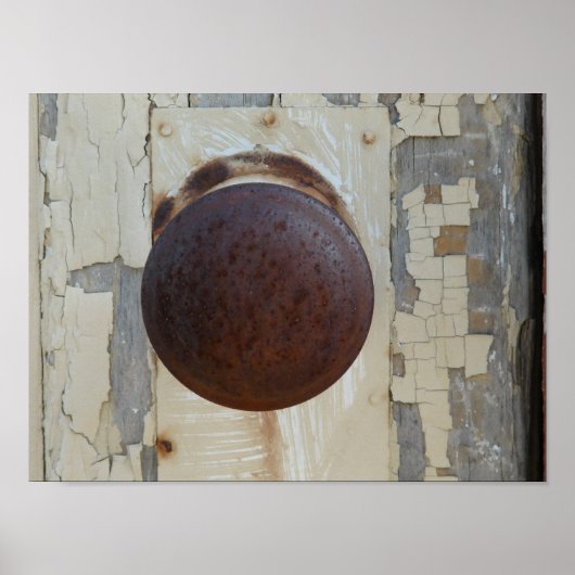 Verlaten deur poster (Voorkant)