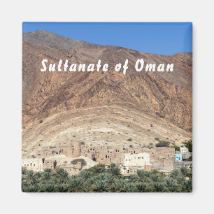Verlaten dorp Birkat Al Mawz - Oman Magneet