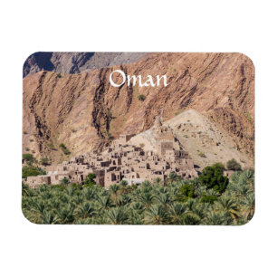 Verlaten dorp Birkat-Al-Mouz - Oman Magneet
