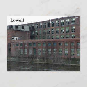 Verlaten fabriek briefkaart