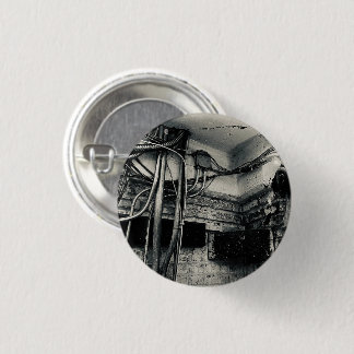 Verlaten Fabriek Gebarsten Plafond Speld Ronde Button 3,2 Cm