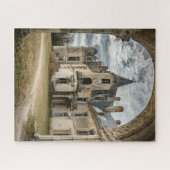 Verlaten fantasie Frans Chateau in Ruïnes Legpuzzel (Horizontaal)