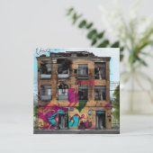 Verlaten gebouw Abstracte AI Art (Staand voorkant)