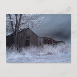 Verlaten gebouw briefkaart