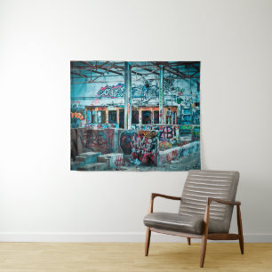 Verlaten Graffiti Art Lost Places Art Tapestry Wandkleed
