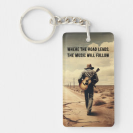 Verlaten Harmonie. De muziek zal volgen Sleutelhanger