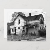 Verlaten Huis Briefkaart (Voorkant / Achterkant)