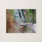 Verlaten Huis en Truck Digital Art Legpuzzel (Horizontaal)