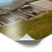 Verlaten huis foto afdruk (Hoek)