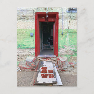 Verlaten huis in Maricopa Californië Briefkaart