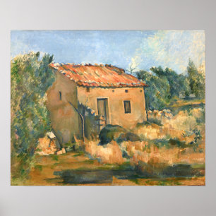 Verlaten huis nabij Aix Paul Cezanne Poster