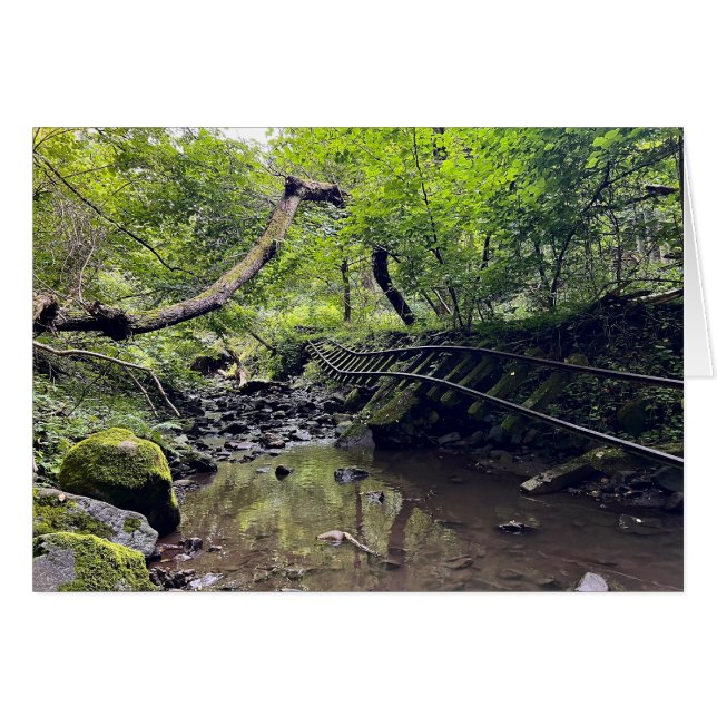 verlaten Kaart (Voorkant Horizontaal)