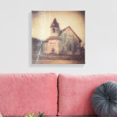Verlaten kerk canvas afdruk (Insitu (Woonkamer))