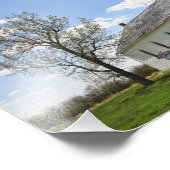 Verlaten Kerk Saskatchewan Foto Afdruk (Hoek)