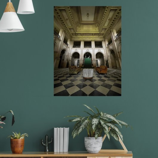 Verlaten landhuis poster (Woonkamer 1)