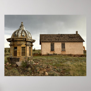 Verlaten landschap poster