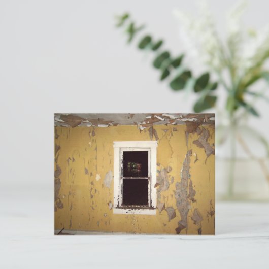 Verlaten met een Briefkaart van het Uitzicht (Staand voorkant)