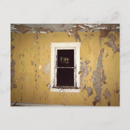 Verlaten met een Briefkaart van het Uitzicht (Voorkant)