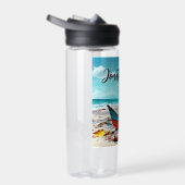 Verlaten oude boot gepersonaliseerd waterfles (Rechts)