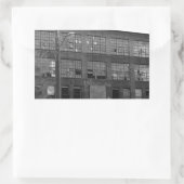 Verlaten Productiegebouw Rechthoekige Sticker (Tas)