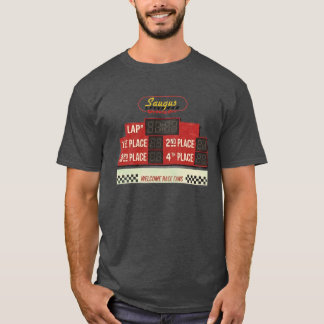 Verlaten scorebord van Saugus Speedway T-shirt