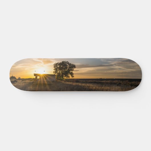 Verlaten Shed Colorado Sunset Skateboard (Horizontaal)