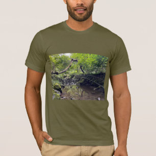 Verlaten spoorweg T-shirt
