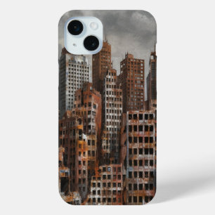 Verlaten Stad iPhone 15 Mini Hoesje