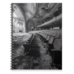Verlaten theaterdecay esthetisch Notitieboek