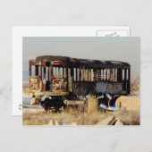 Verlaten trein briefkaart (Voorkant / Achterkant)