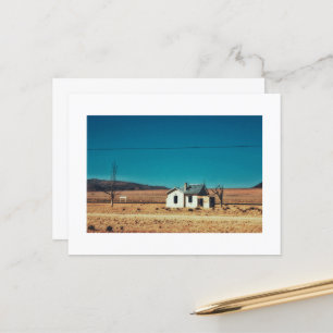 Verlaten treinstation in Namibië Briefkaart