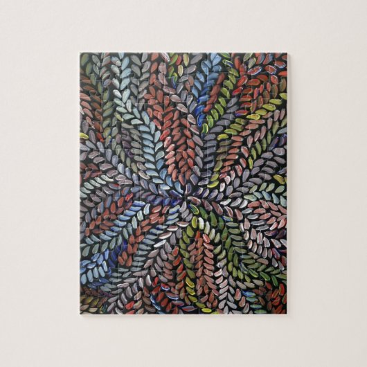 Verlaten van struik van multicolor legpuzzel (Verticaal)