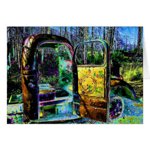 Verlaten vrachtwagen