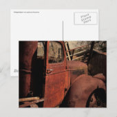 Verlaten vrachtwagen briefkaart (Voorkant / Achterkant)