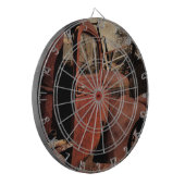 Verlaten vrachtwagen dartbord (Voorkant Links)