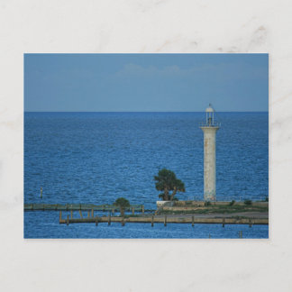 Verlaten vuurtoren briefkaart